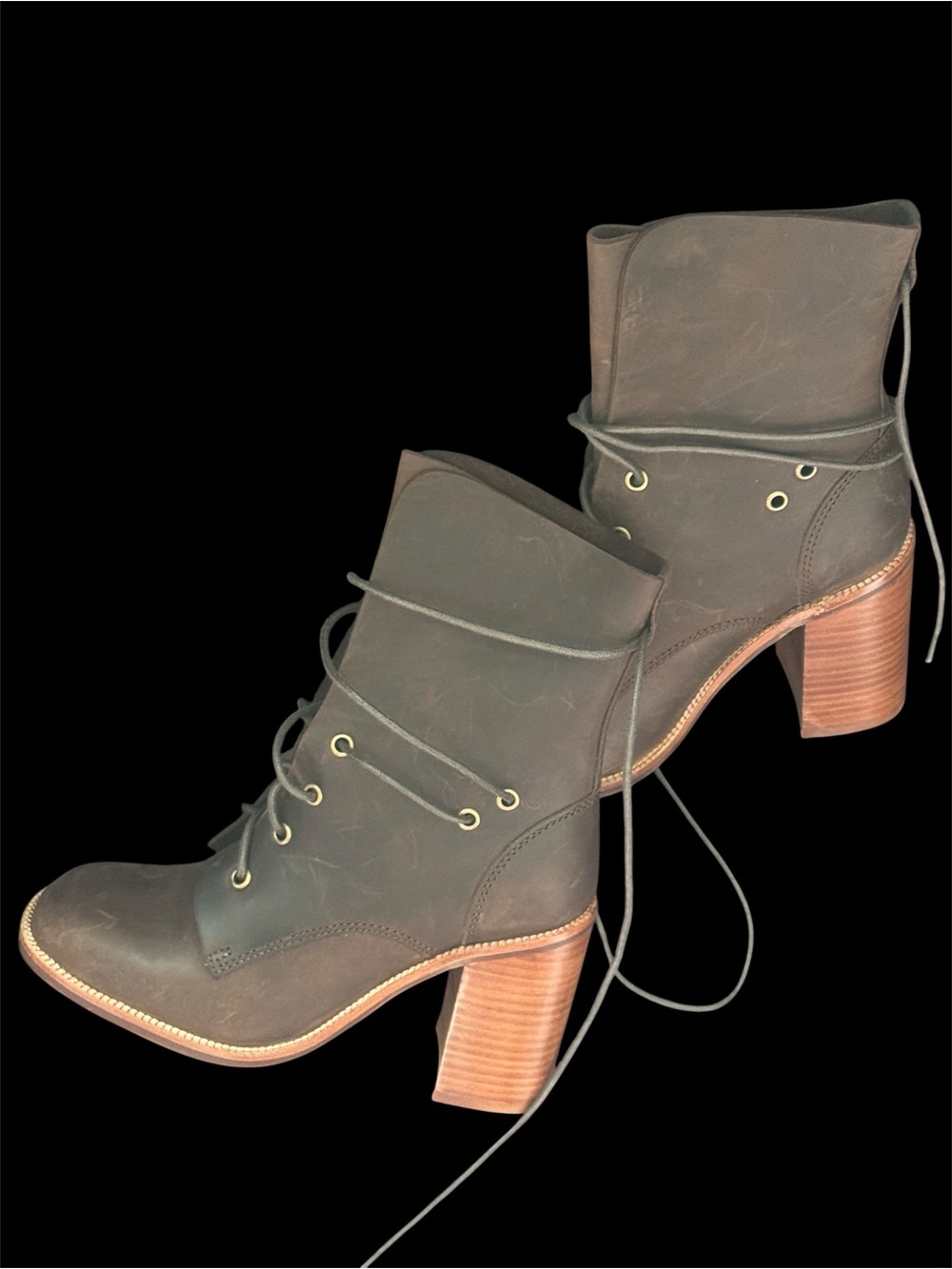 Brown Heeled Juneau Jeffrey Campbell Ankle Boots - Picture 4 of 17